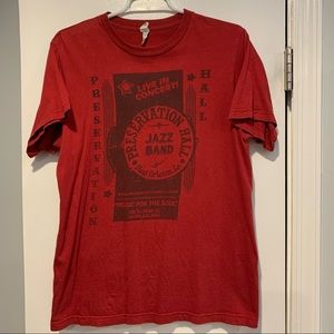 Men’s Preservation Hall t-shirt, size M. Used.